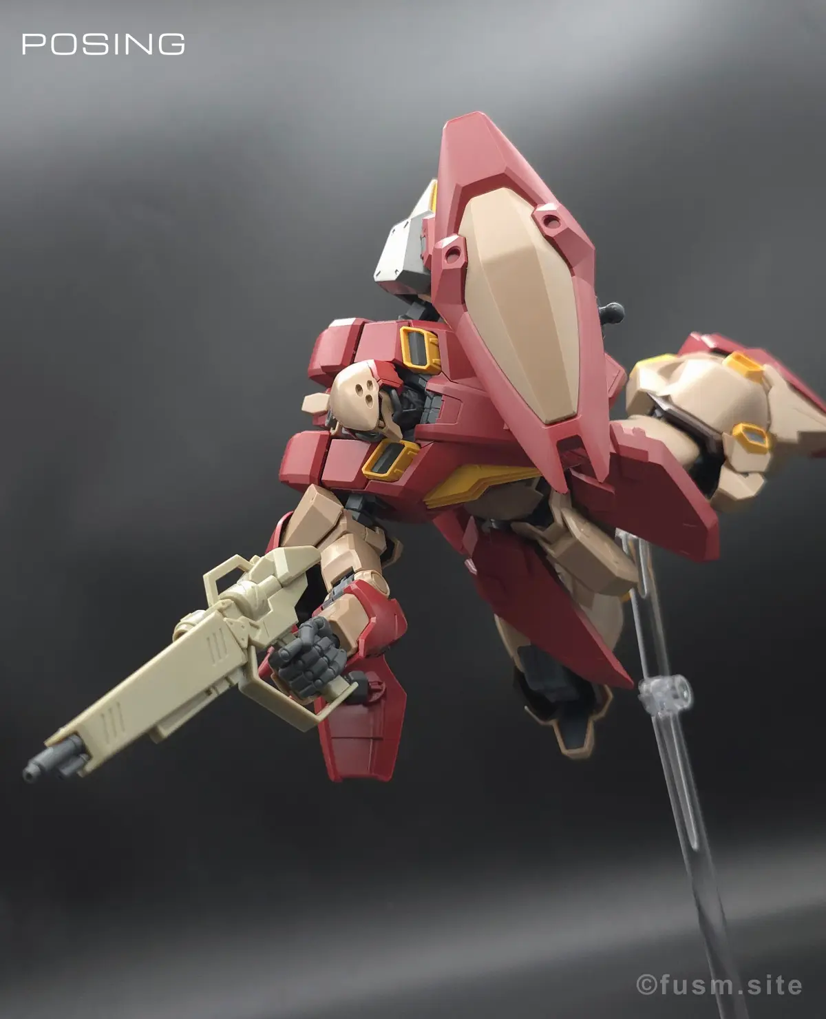 HG メッサーM01型 (ガウマン機) レビュー ポージング 24