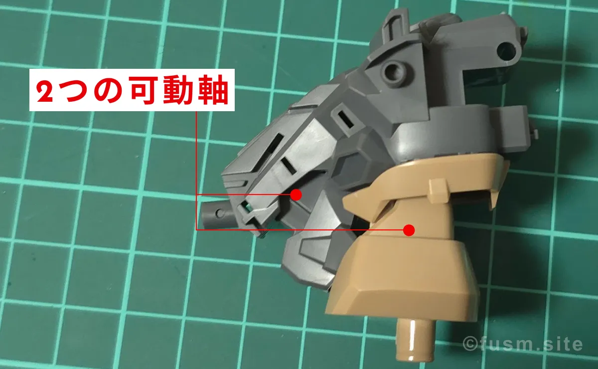 HG メッサーM01型 (ガウマン機) レビュー パーツ・構造・組み立て 01
