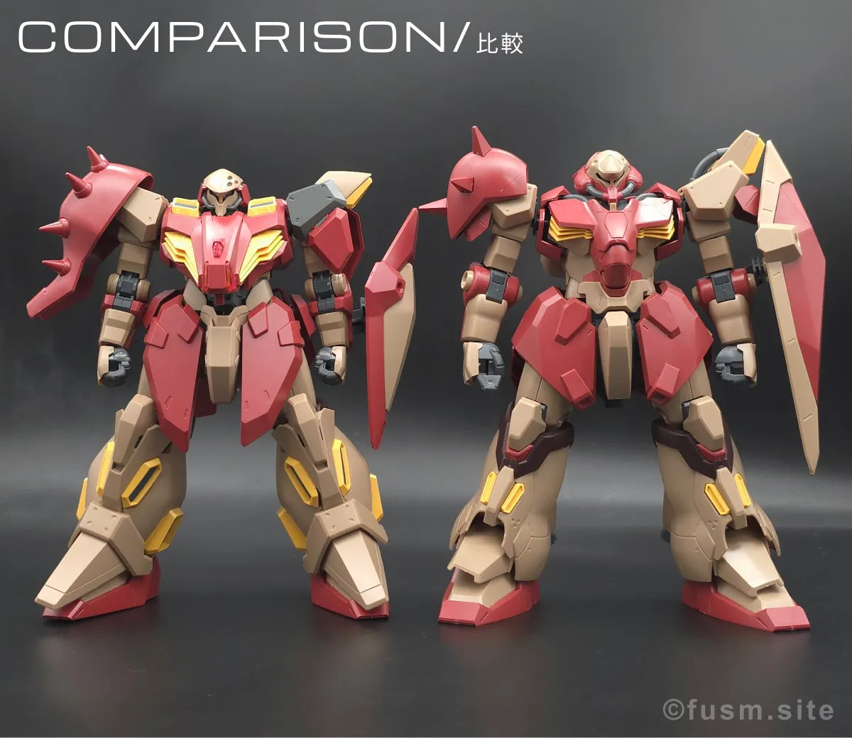 HG メッサーM01型 (ガウマン機) レビュー 比較 01