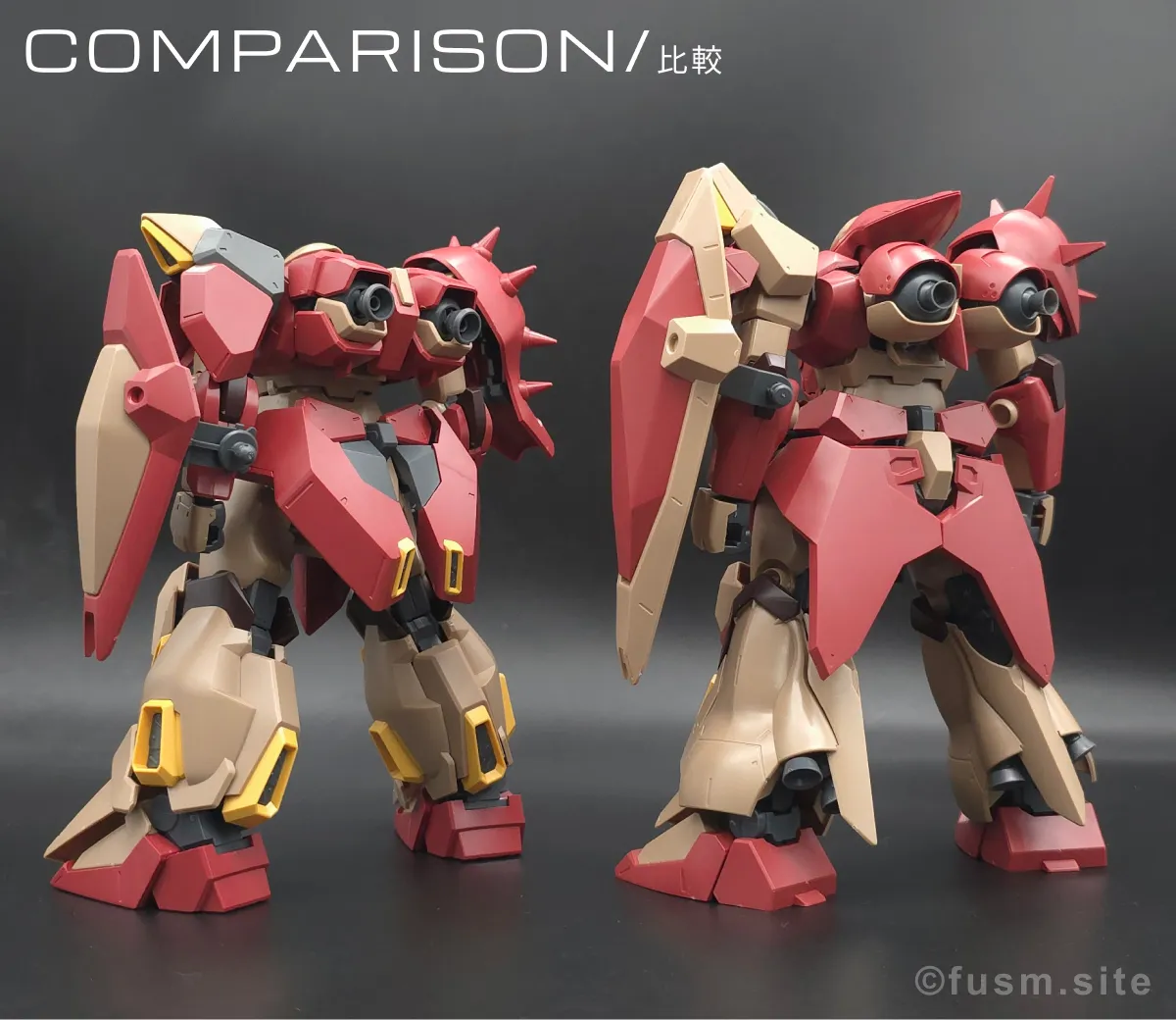 HG メッサーM01型 (ガウマン機) レビュー 比較 03