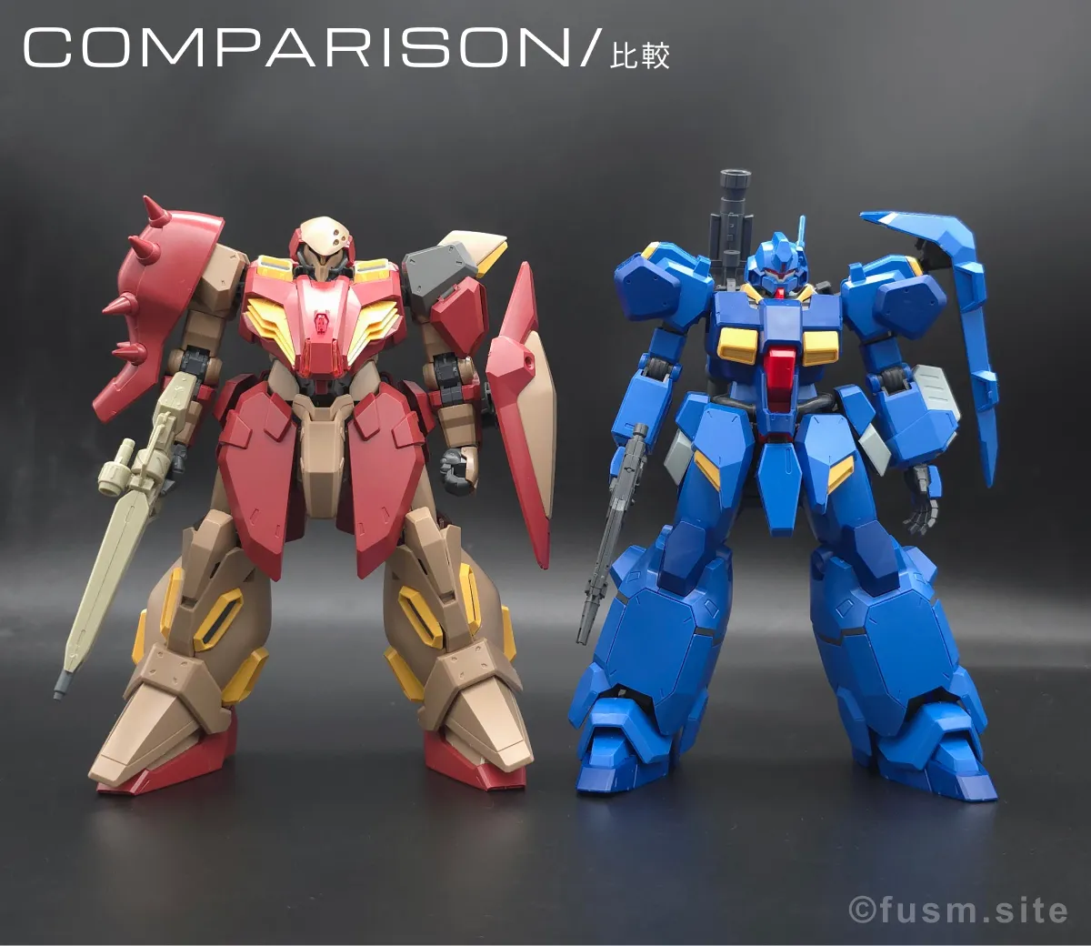 HG メッサーM01型 (ガウマン機) レビュー 比較 17