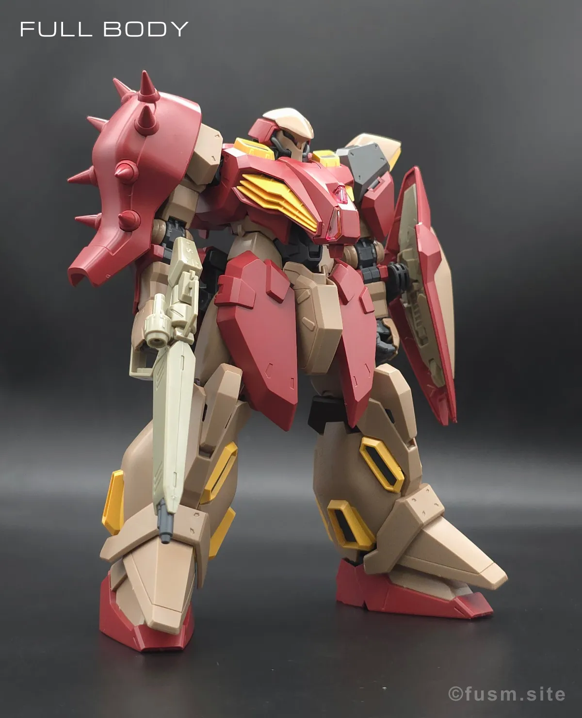 HG メッサーM01型 (ガウマン機) レビュー 多角的に見た全体の外観・素組み 06