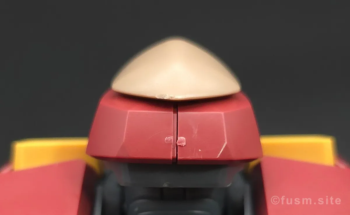 HG メッサーM01型 (ガウマン機) レビュー 頭部ディテール 02