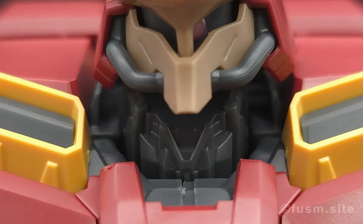 HG メッサーM01型 (ガウマン機) レビュー 頭部ディテール 03