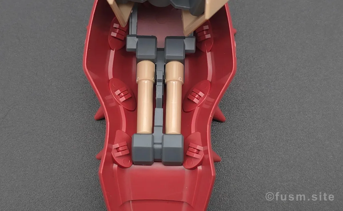 HG メッサーM01型 (ガウマン機) レビュー 肩ディテール 可動域 03