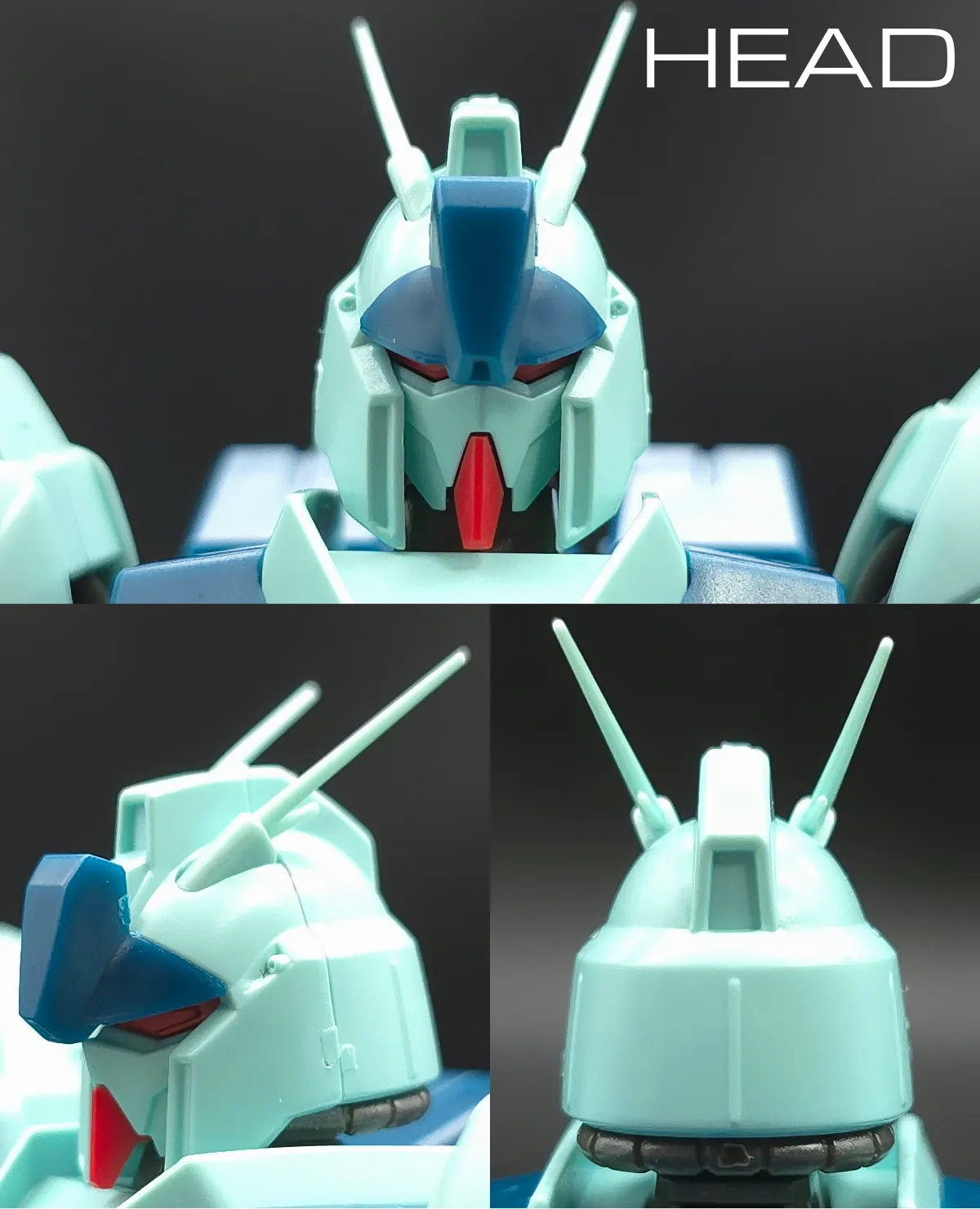 HGUC リ・ガズィ レビュー 改修 頭部ディテール 01