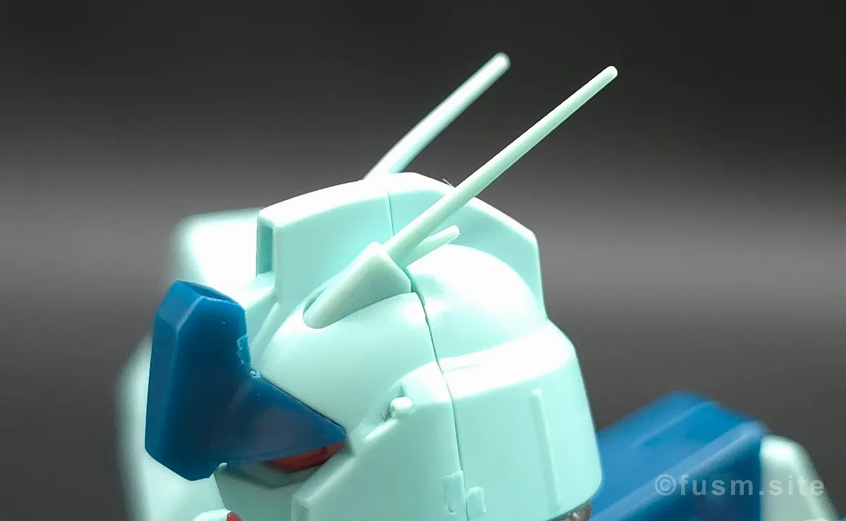HGUC リ・ガズィ レビュー 改修 頭部ディテール 02