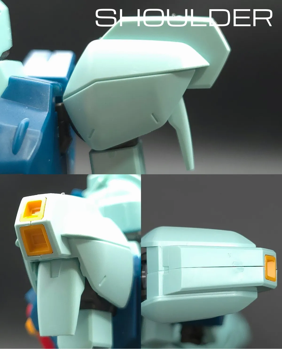 HGUC リ・ガズィ レビュー 改修 肩ディテール 腕部ディテール 01