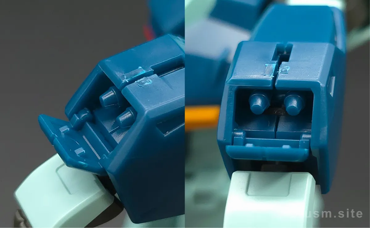 HGUC リ・ガズィ レビュー 改修 肩ディテール 腕部ディテール ギミック 01