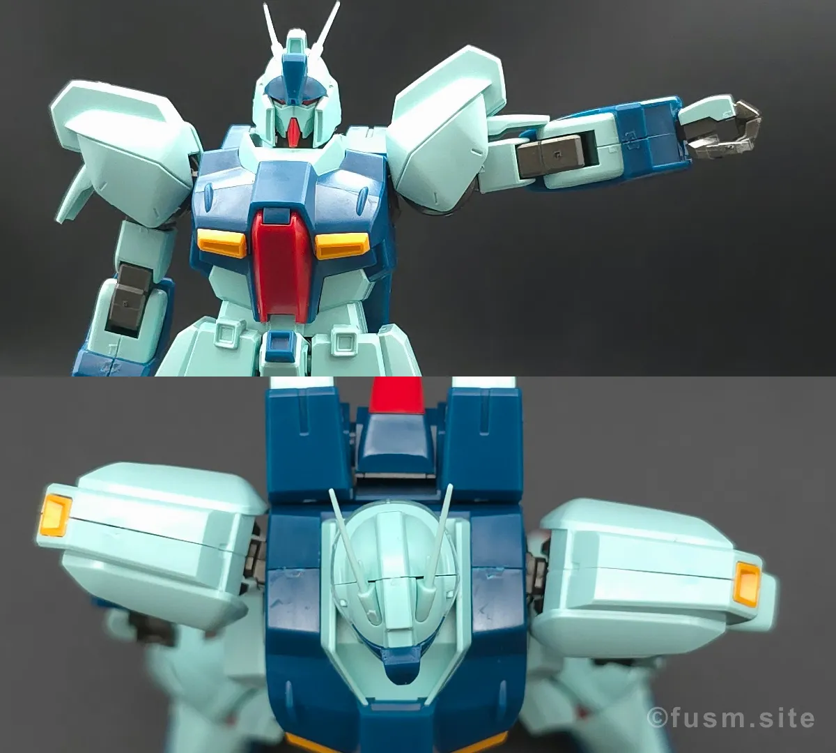 HGUC リ・ガズィ レビュー 改修 肩ディテール 可動域 02