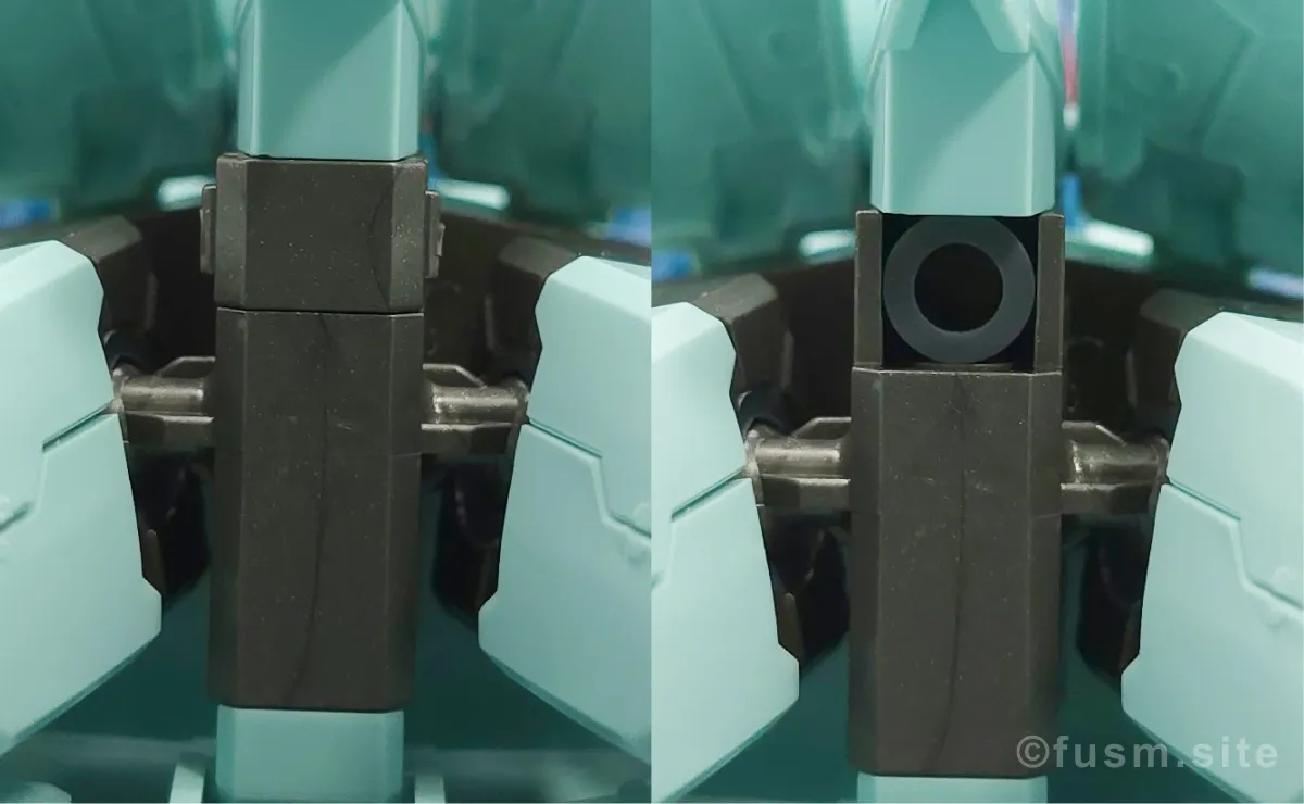 HGUC リ・ガズィ レビュー 改修 胴体ディテール 04