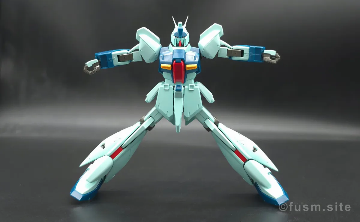 HGUC リ・ガズィ レビュー 改修 胴体ディテール 可動域 03