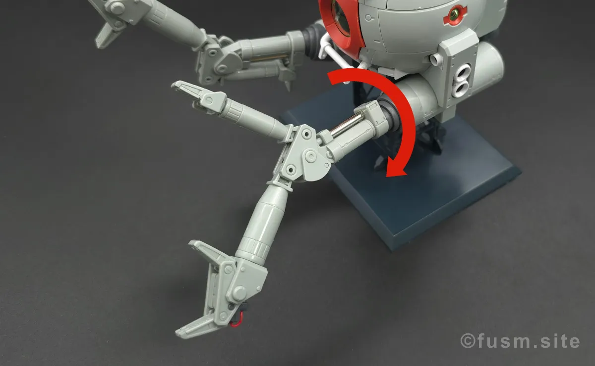 MG ボール Ver.Ka レビュー 腕部ディテール 可動域 05