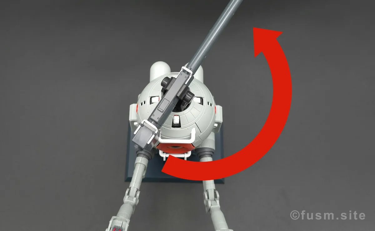 MG ボール Ver.Ka レビュー 頭部ディテール 可動域 02