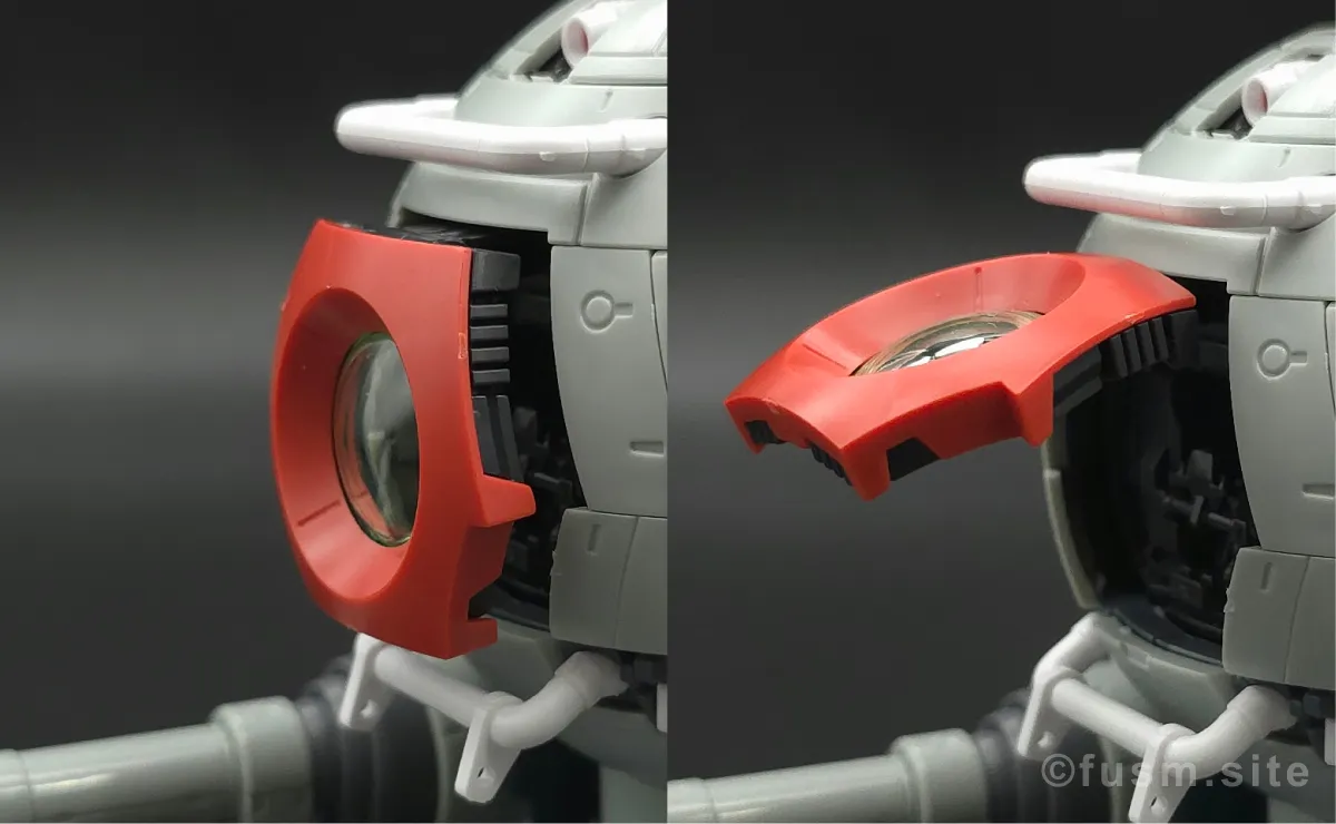 MG ボール Ver.Ka レビュー 頭部ディテール 可動域 03
