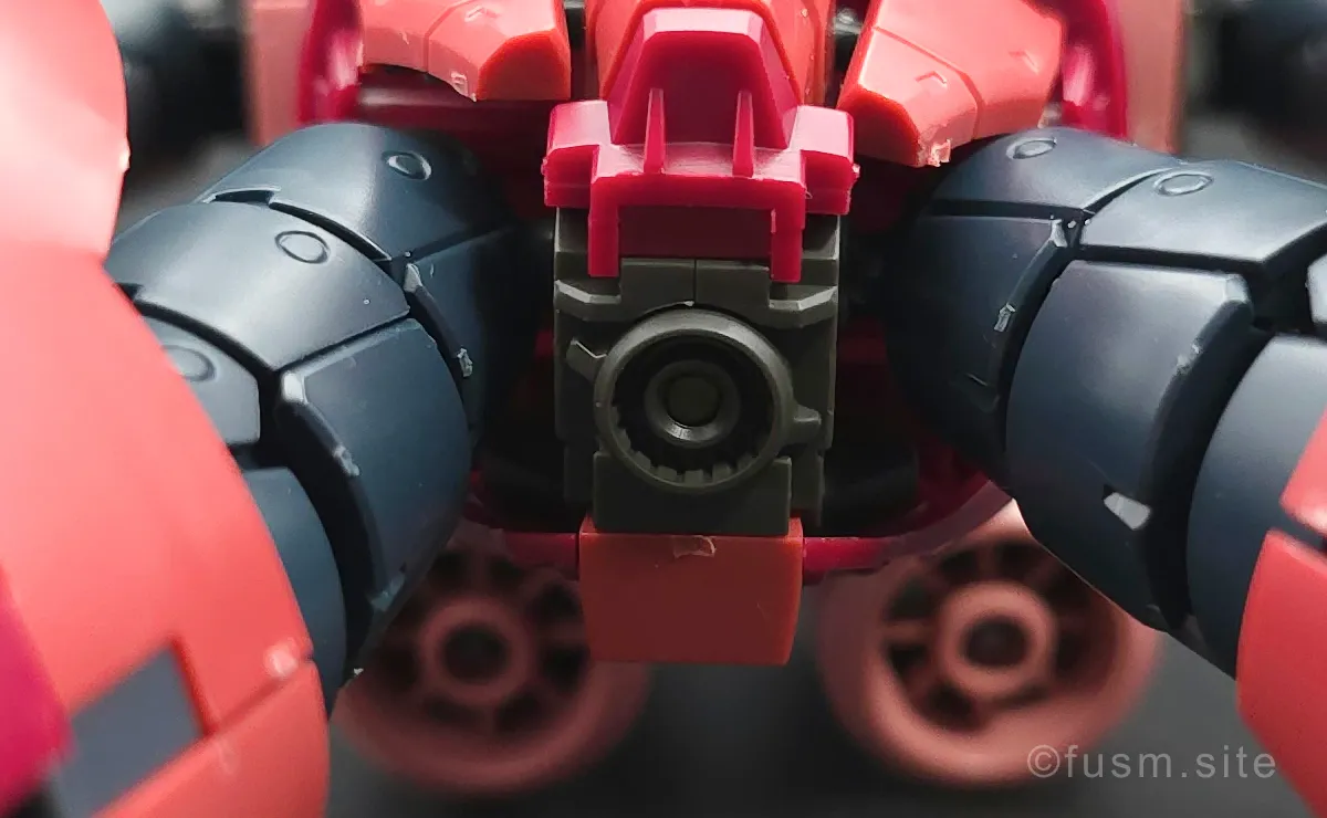 RG MSM-07S シャア専用ズゴック レビュー 胴体ディテール 04