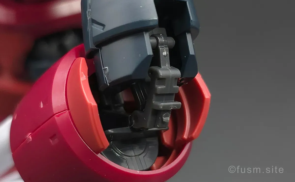 RG MSM-07S シャア専用ズゴック レビュー 耐久力が弱い箇所 02