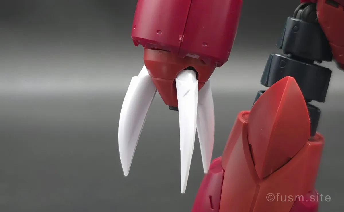 RG MSM-07S シャア専用ズゴック レビュー 付属品 05