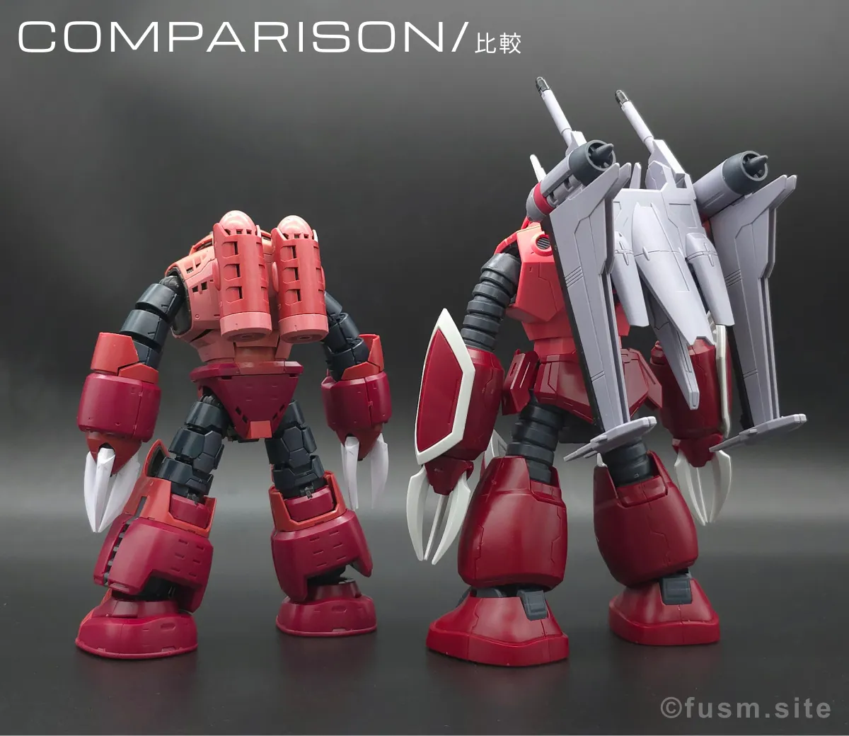RG MSM-07S シャア専用ズゴック レビュー 比較 03