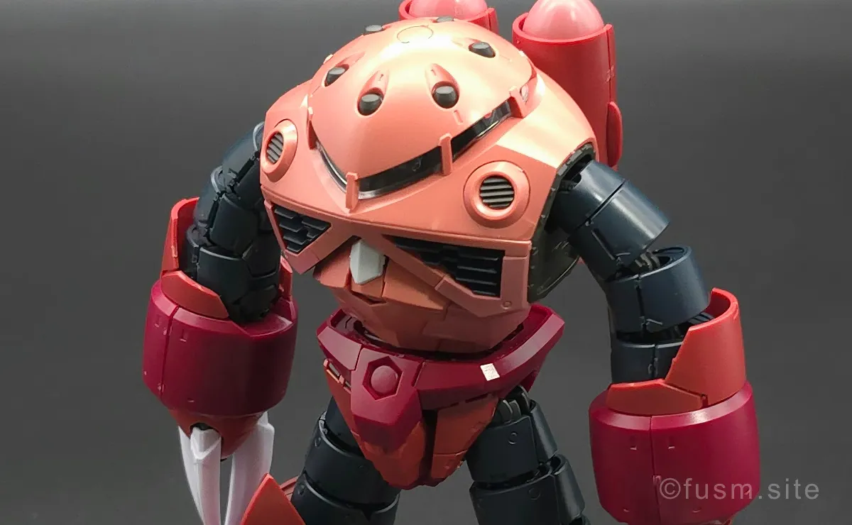 RG MSM-07S シャア専用ズゴック レビュー 多角的に見た全体の外観・素組み 07
