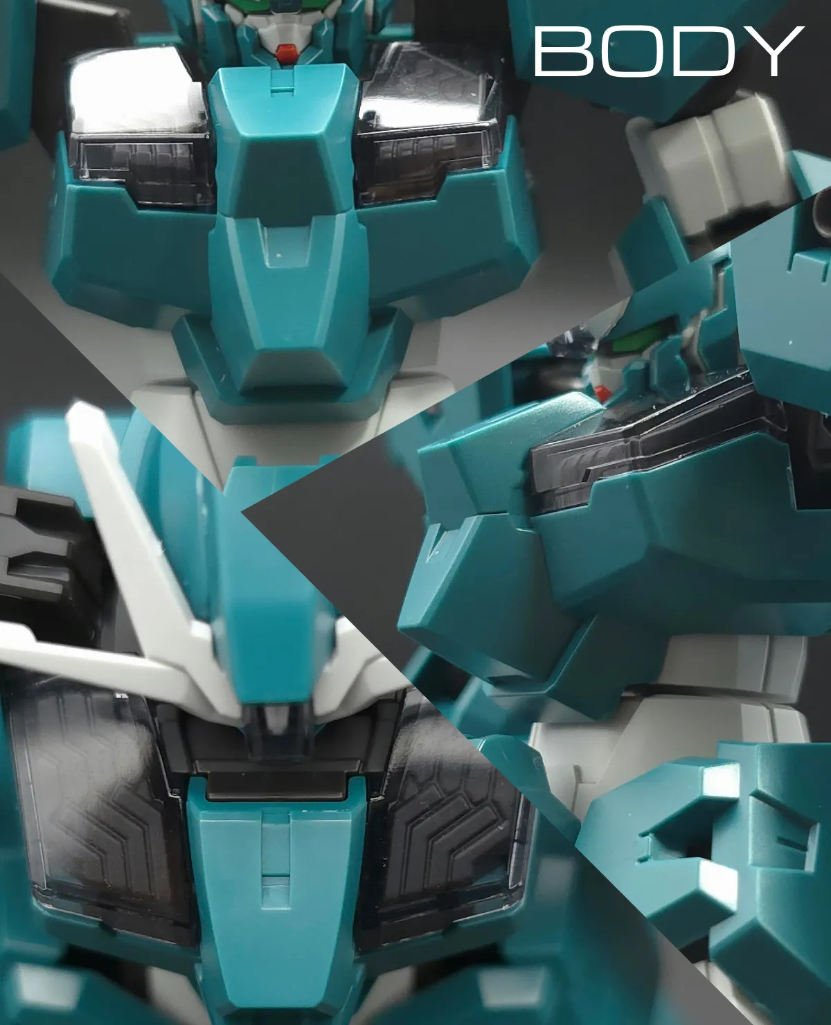 HG ガンダムルブリスウル レビュー 胴体ディテール 01