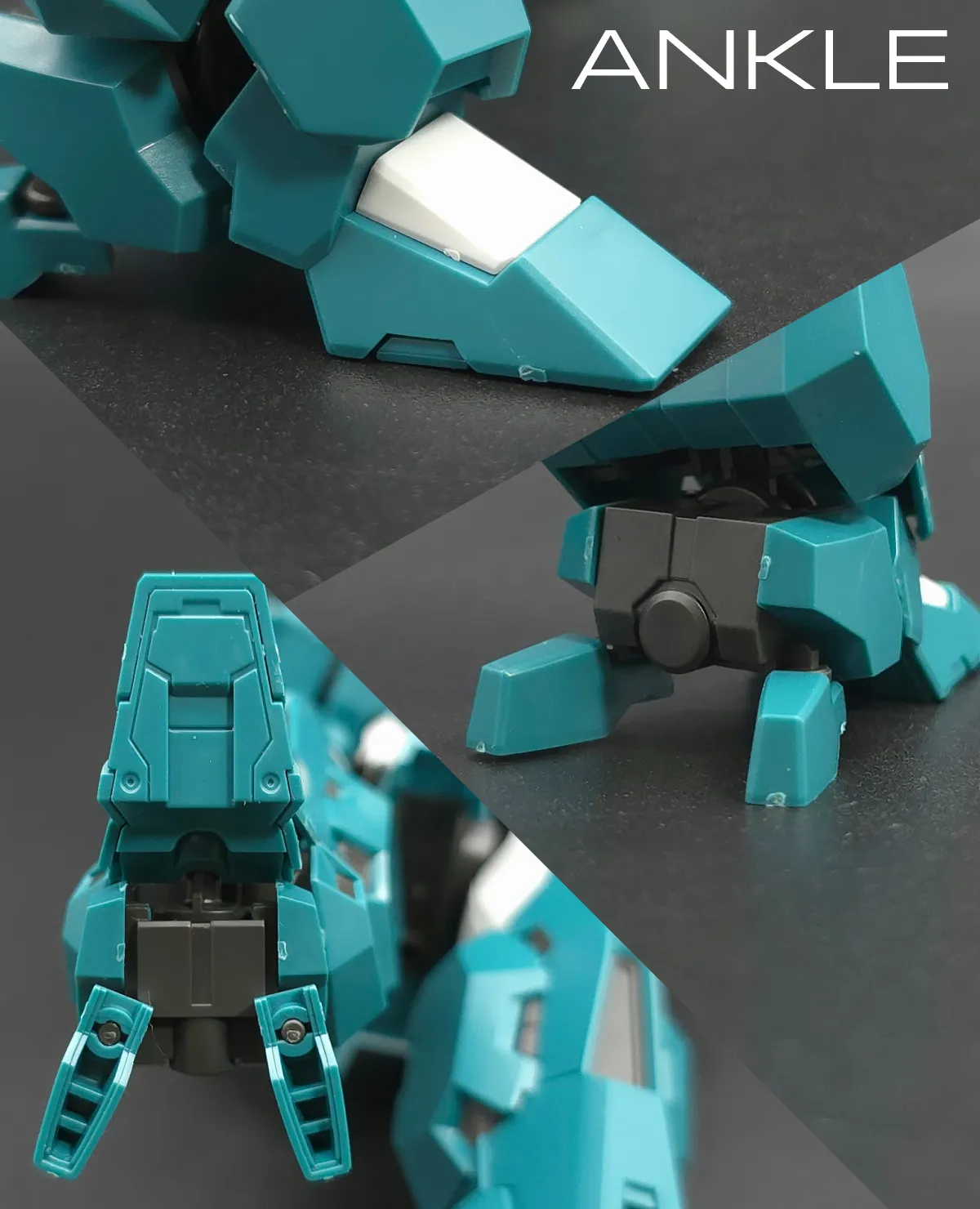 HG ガンダムルブリスウル レビュー 脚部ディテール 04