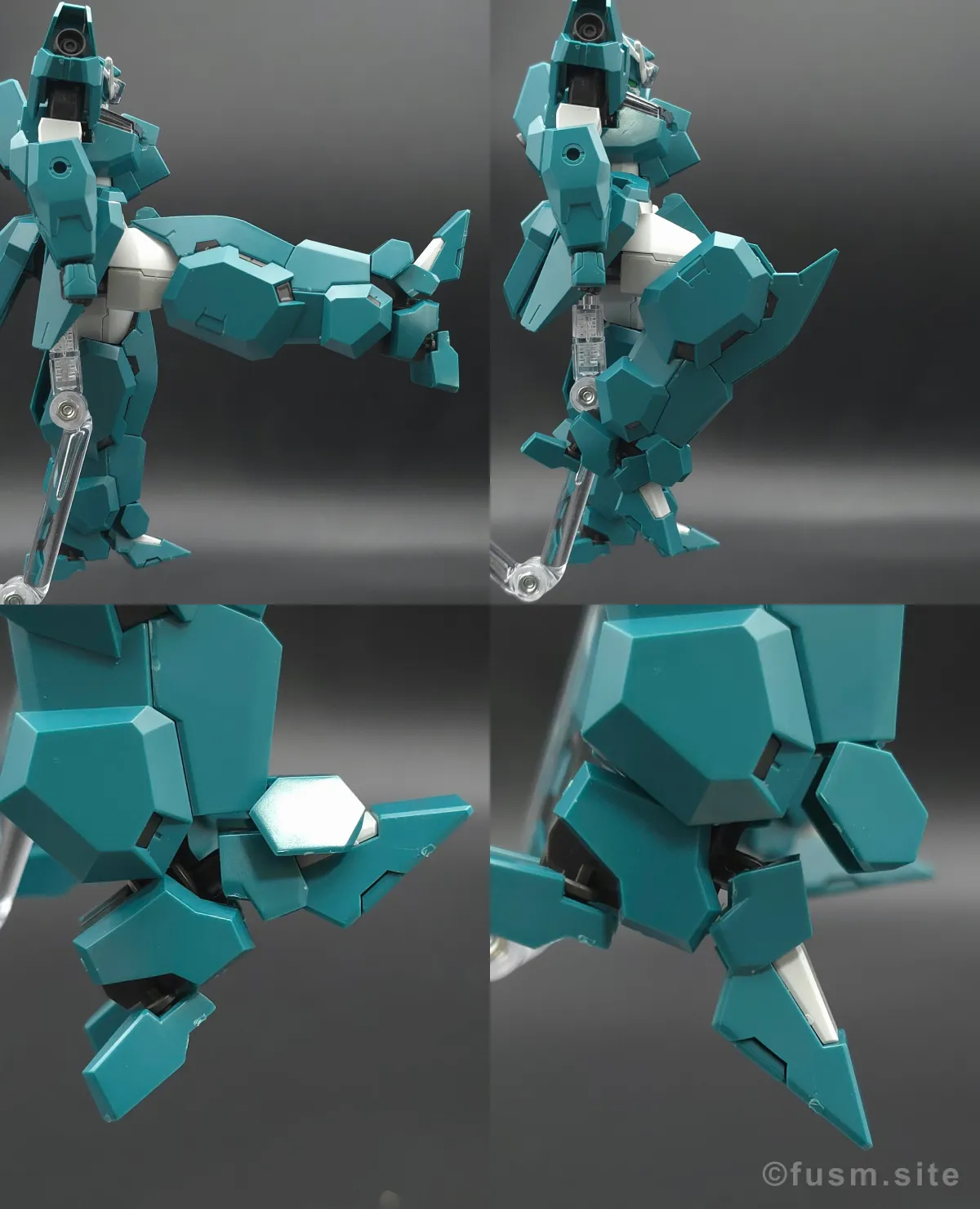 HG ガンダムルブリスウル レビュー 脚部ディテール 可動域 04