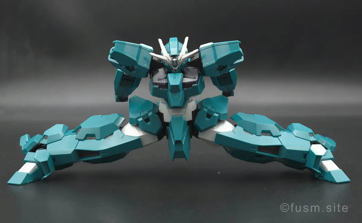 HG ガンダムルブリスウル レビュー 脚部ディテール 可動域 06