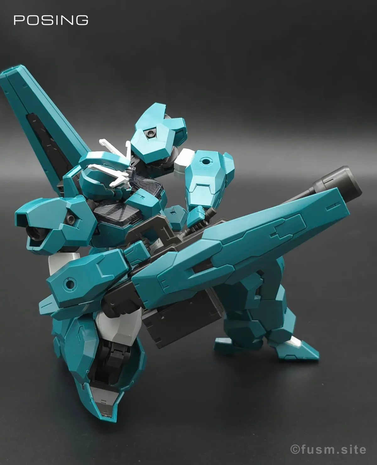 HG ガンダムルブリスウル レビュー ポージング 05