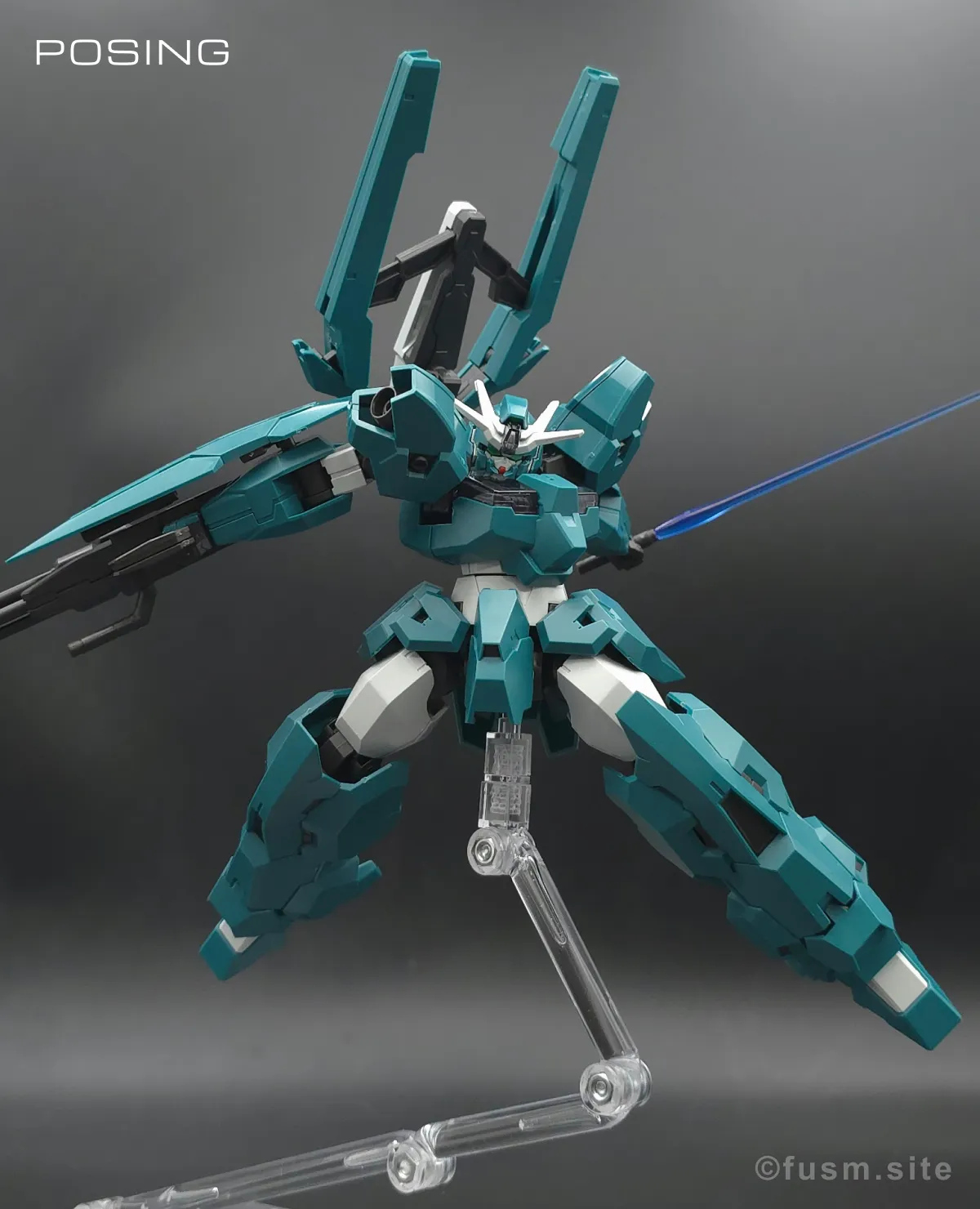 HG ガンダムルブリスウル レビュー ポージング 11