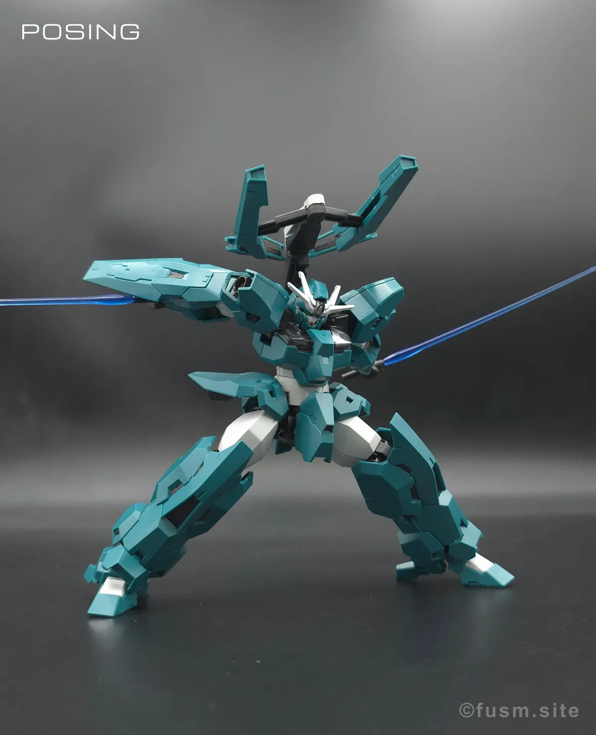 HG ガンダムルブリスウル レビュー ポージング 20
