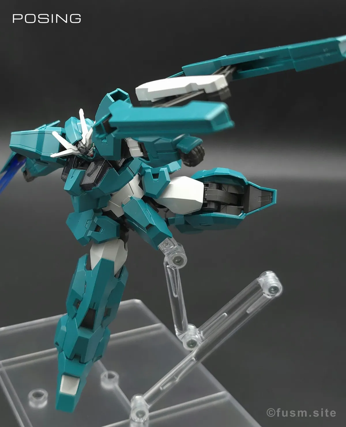 HG ガンダムルブリスウル レビュー ポージング 24