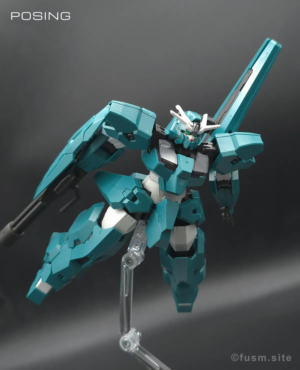HG ガンダムルブリスウル レビュー ポージング 25