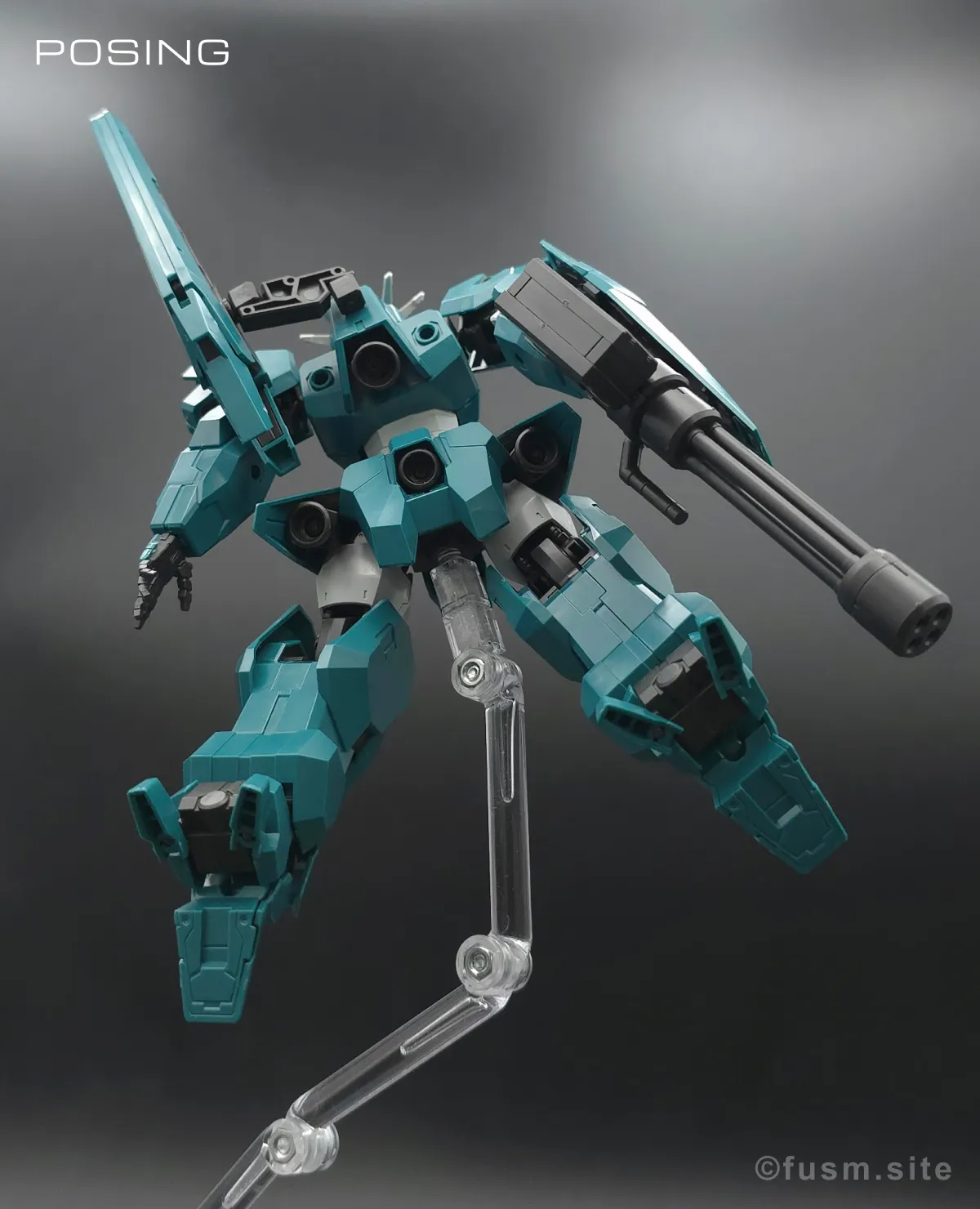 HG ガンダムルブリスウル レビュー ポージング 26