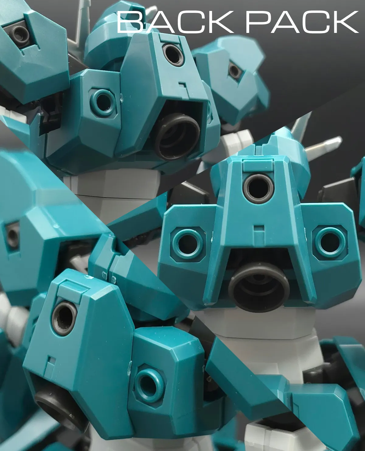 HG ガンダムルブリスウル レビュー バックパックレビュー