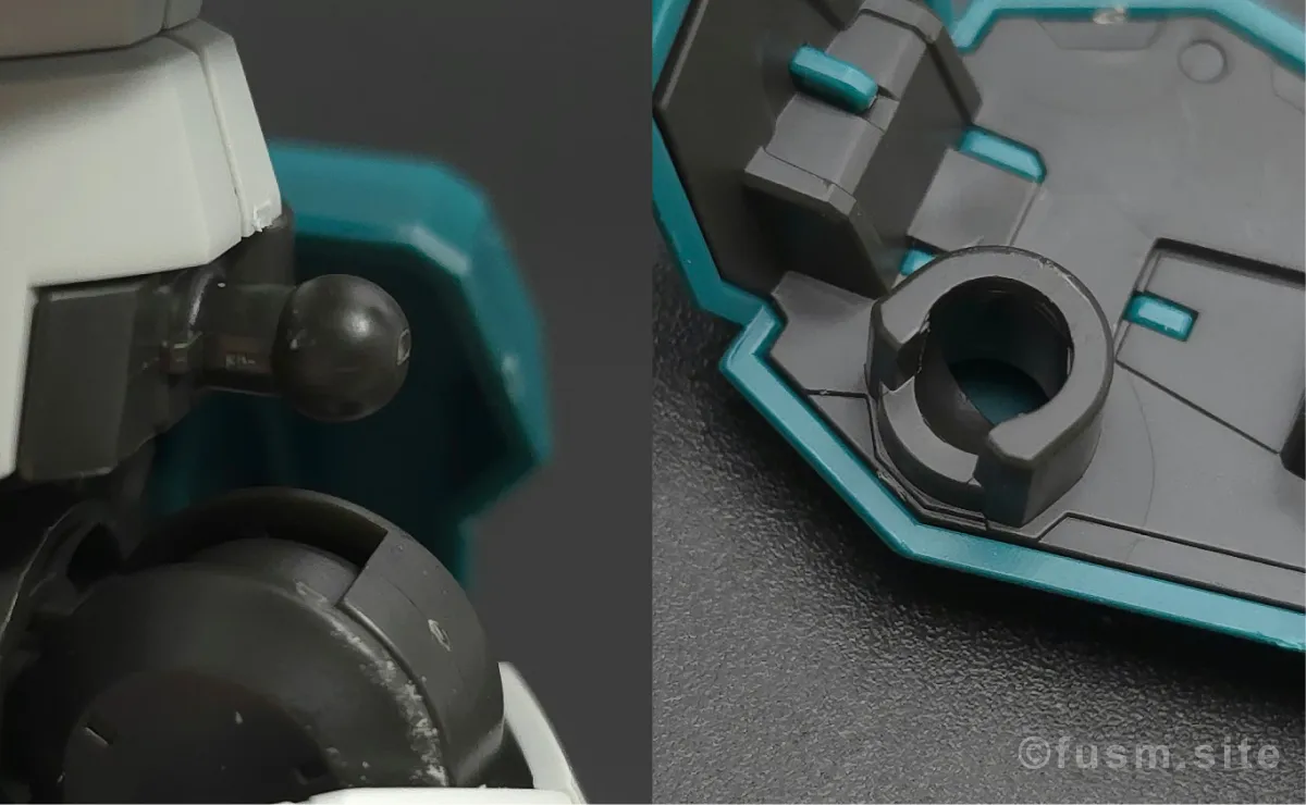 HG ガンダムルブリスウル レビュー 耐久力が弱い箇所 01