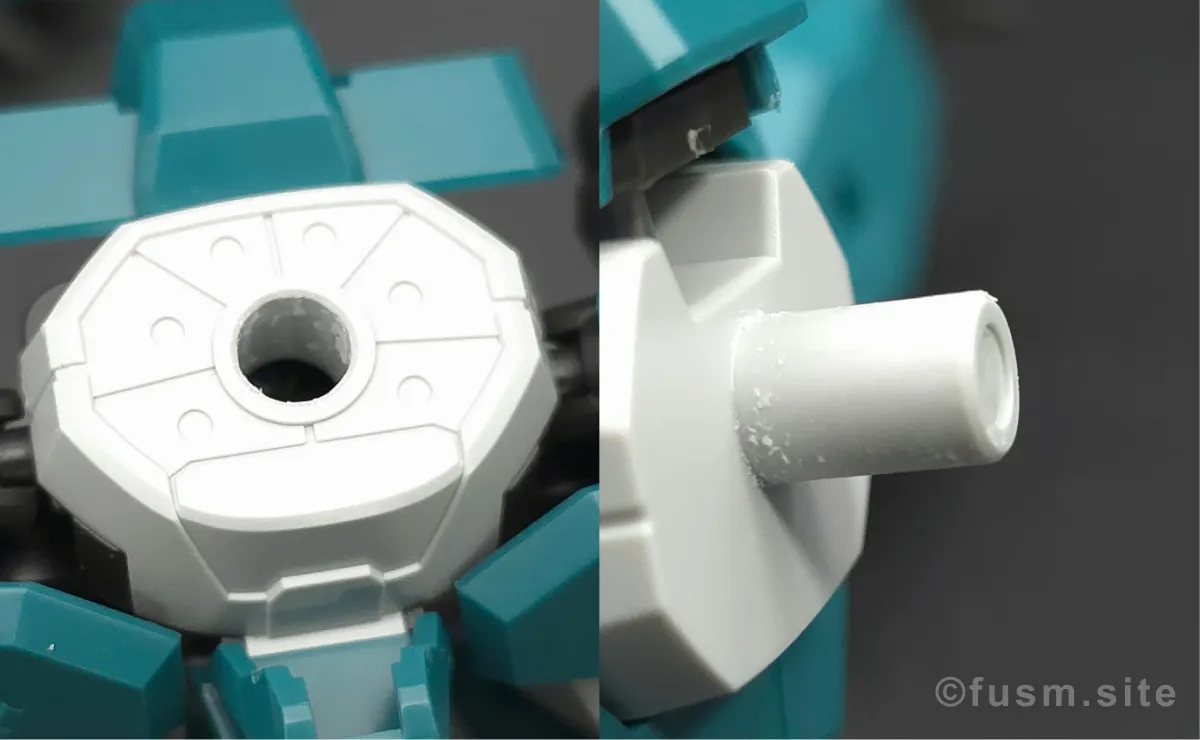 HG ガンダムルブリスウル レビュー パーツ・構造・組み立て 08