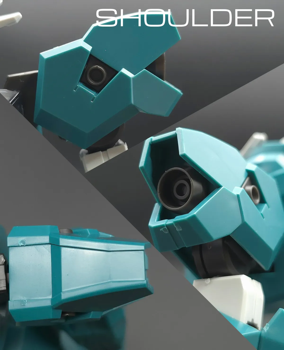 HG ガンダムルブリスウル レビュー 肩ディテール 01