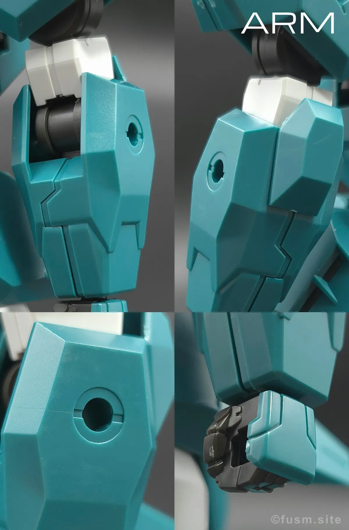HG ガンダムルブリスウル レビュー 腕部ディテール 01